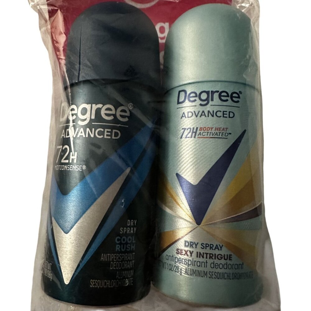 Degree Advanced 72H Dry Spray Antiperspirant/Deodorant Men/Women Travel 1oz/28g